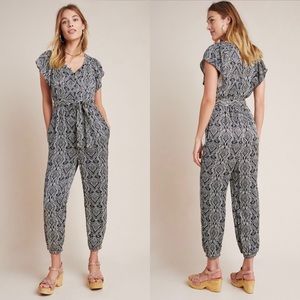Anthropologie Zadie Silk Jumpsuit NWT